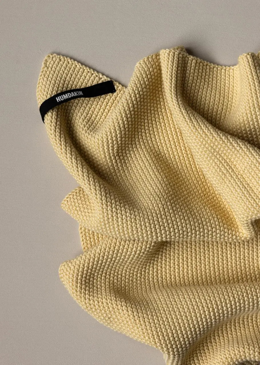 HUMDAKIN Strikket Køkkenhåndklæde Organic Textiles 246 Soft Sand